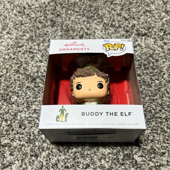 2024 HALLMARK X FUNKO POP! CHRISTMAS ORNAMENT BUDDY THE ELF - Picture 1 of 6